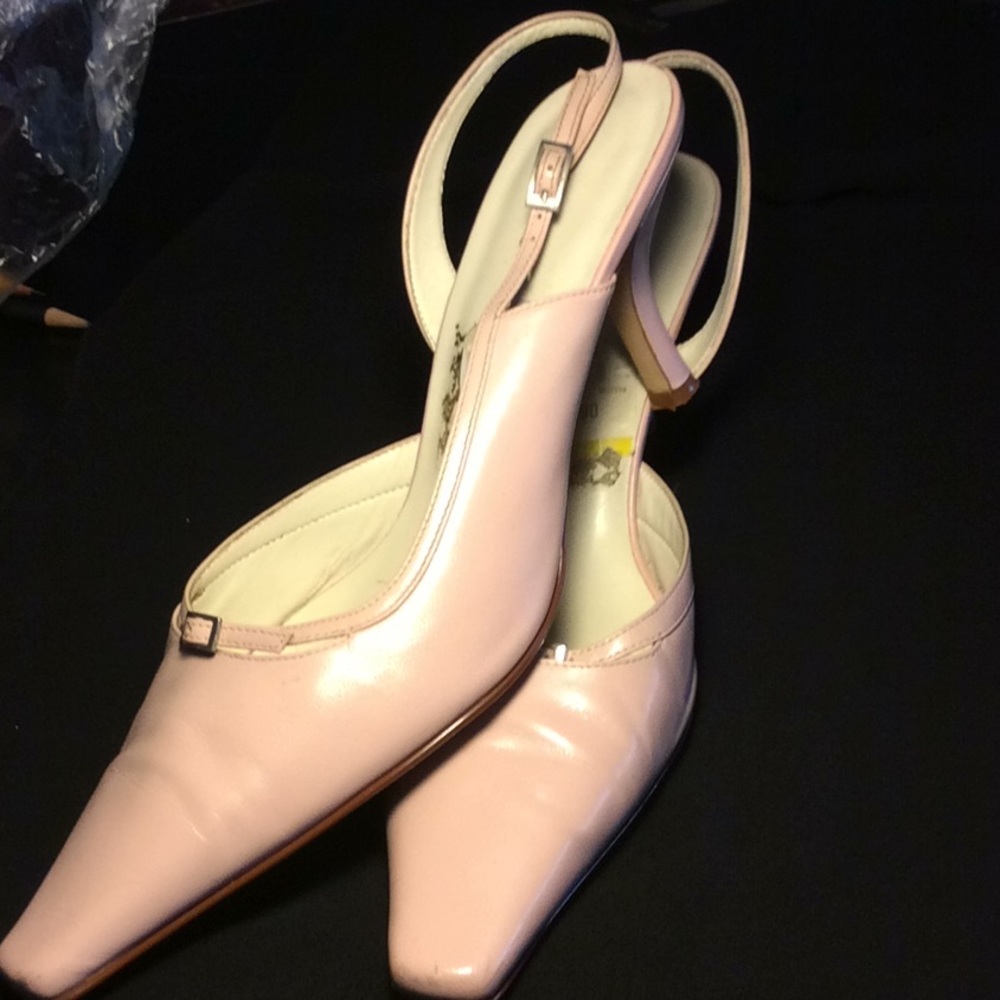 Pink Slingback Pumps